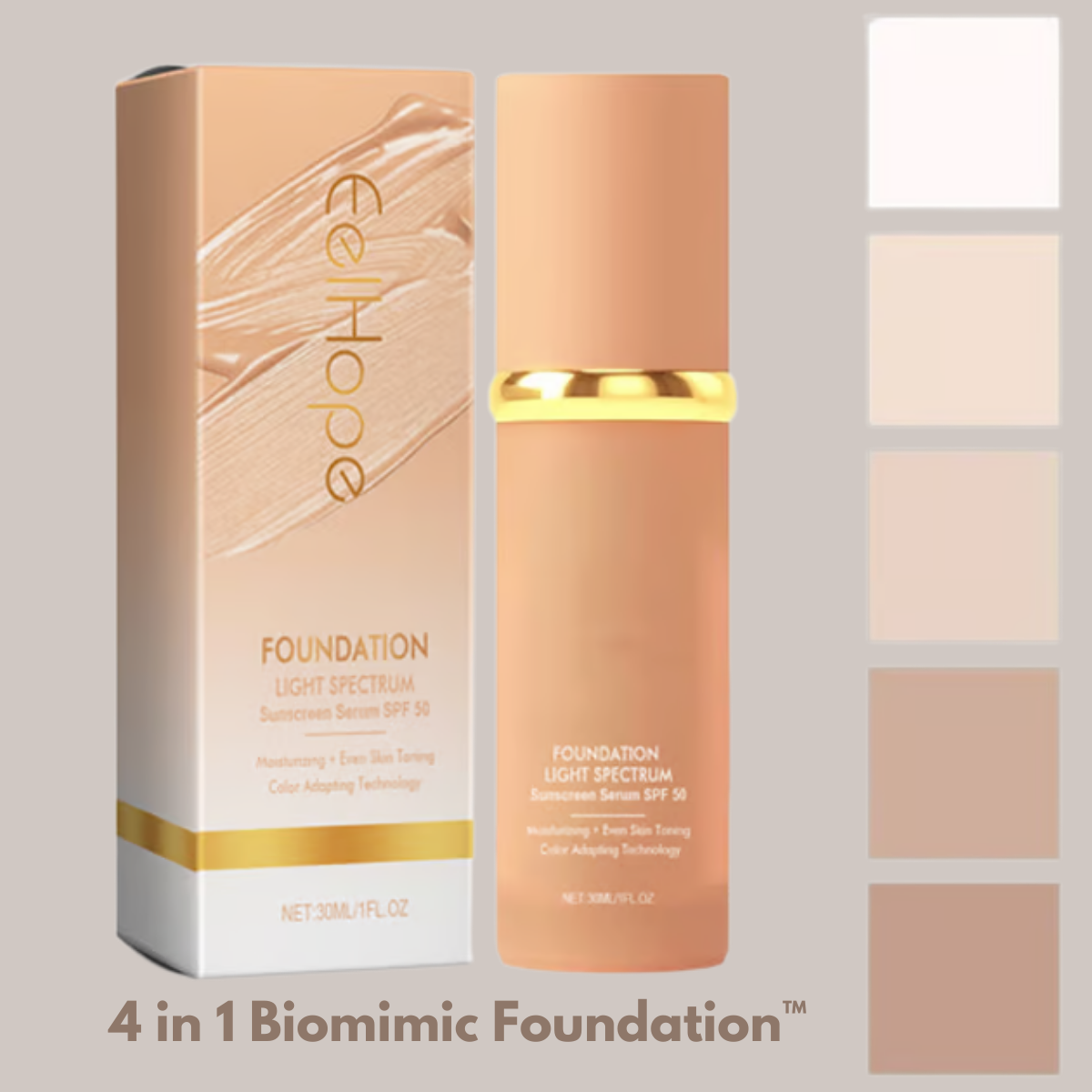 Biomimic Foundation™ | 4 in 1 - Light Spectrum