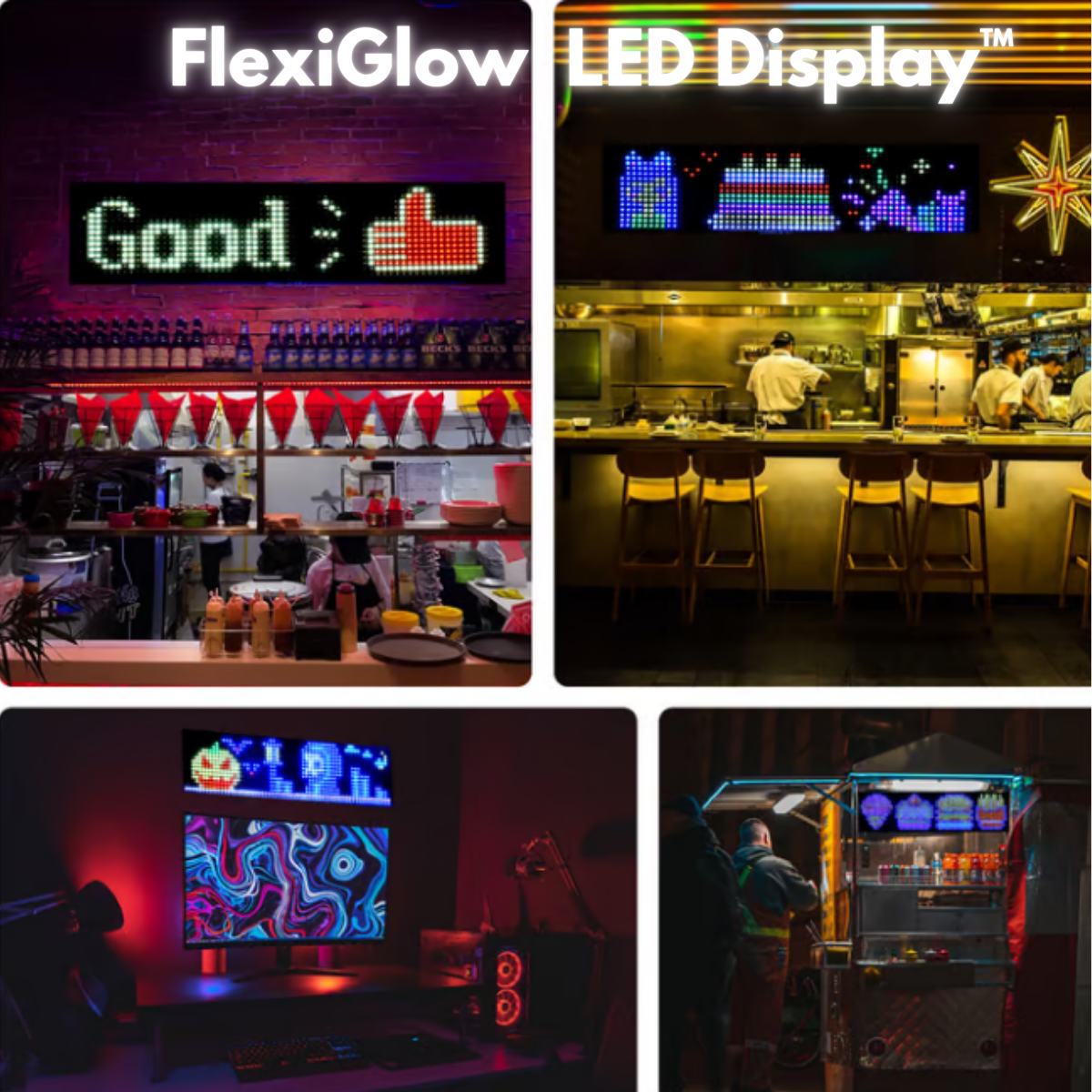 FlexiGlow LED Display™