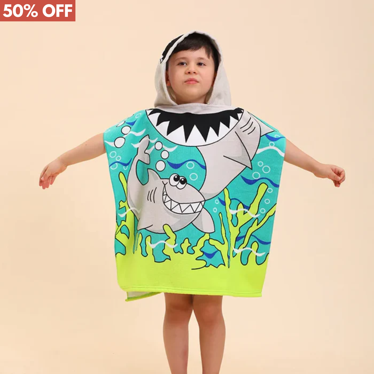 Kids Strand Poncho™ | 50% KORTING!