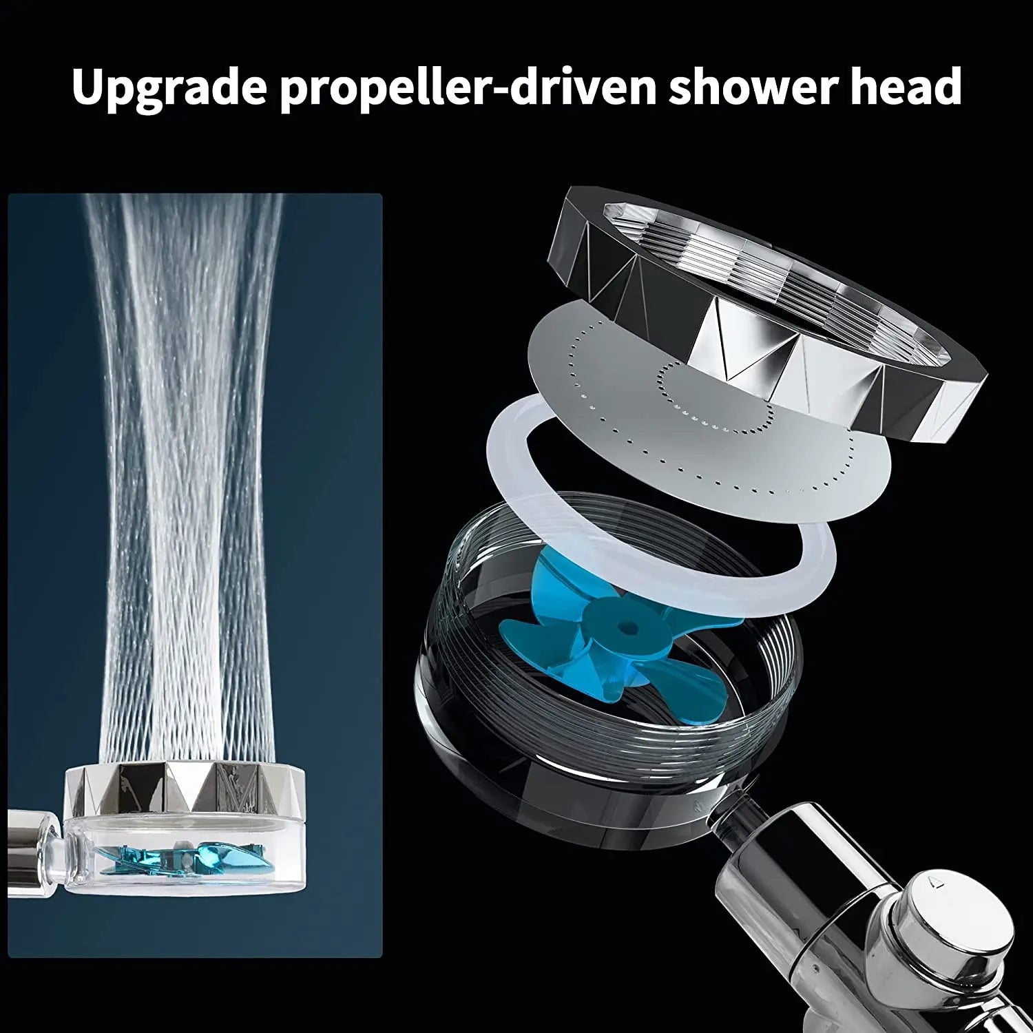 AquaForce 360° | High-Pressure Shower™