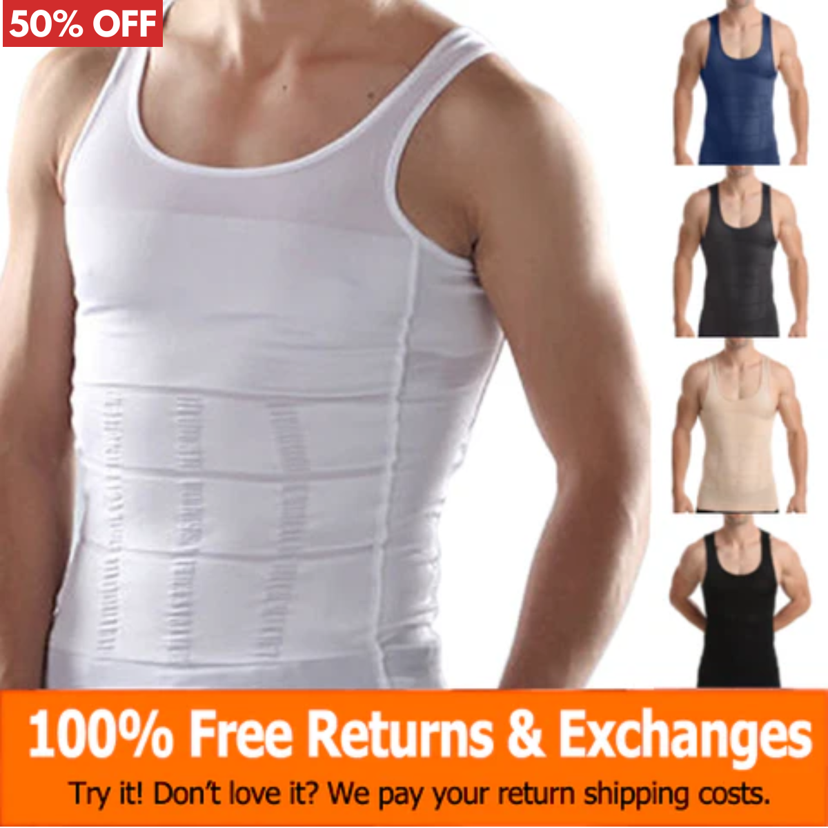 Afslankende Body Shaper Hemd™ | 50% KORTING!